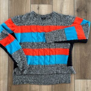 Cable knit sweater - it’s very warm and soft.